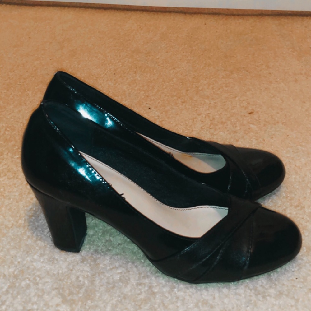 black heels